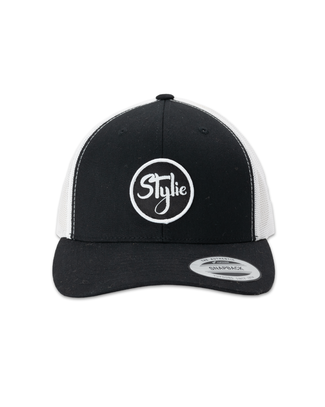 Black & White Stylie Trucker Cap