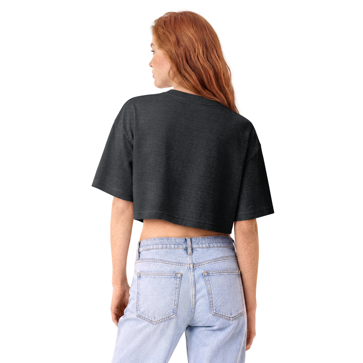 Sun Chaser Women's Cropped Top (Washed Black)