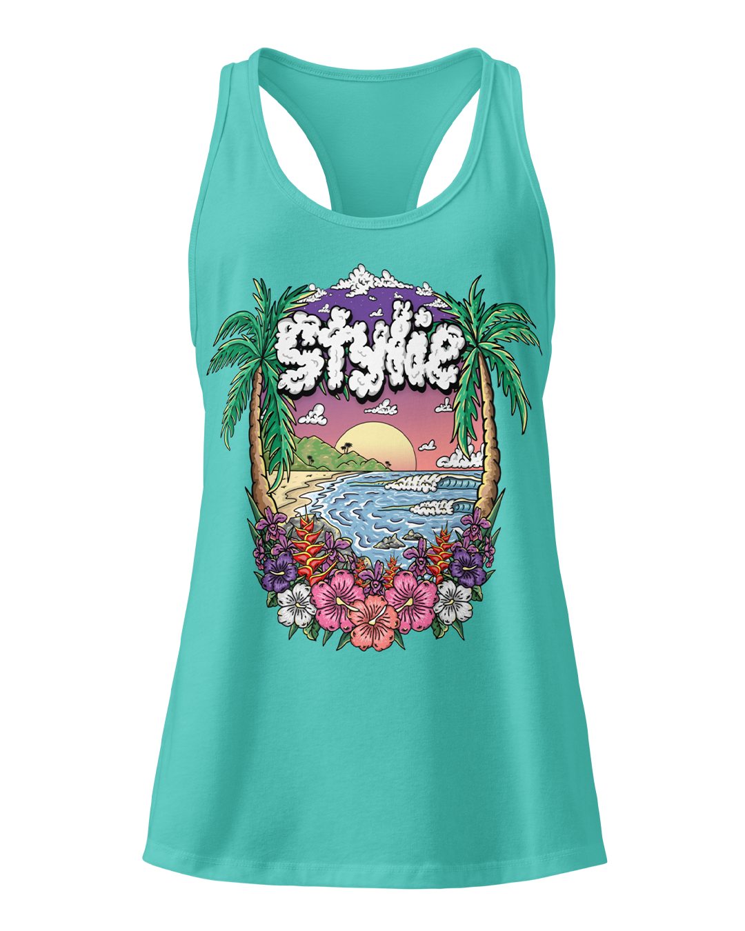 Pura Vida Womens Racerback Tank Top