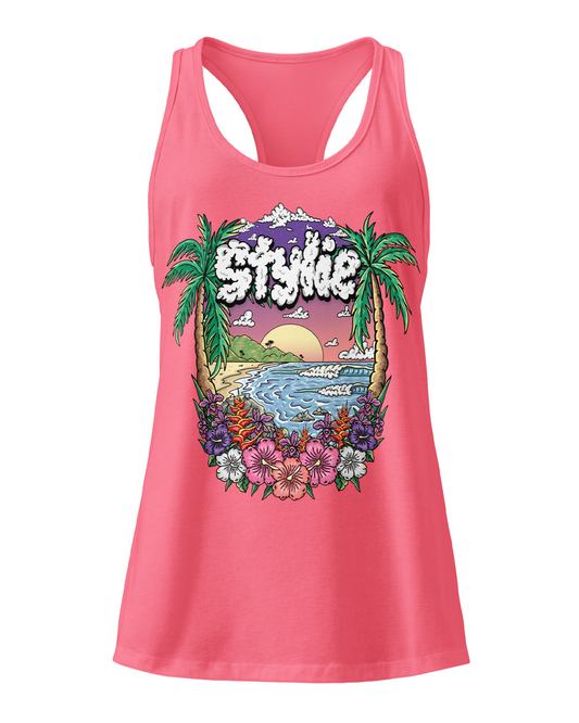 Pura Vida Womens Racerback Tank Top