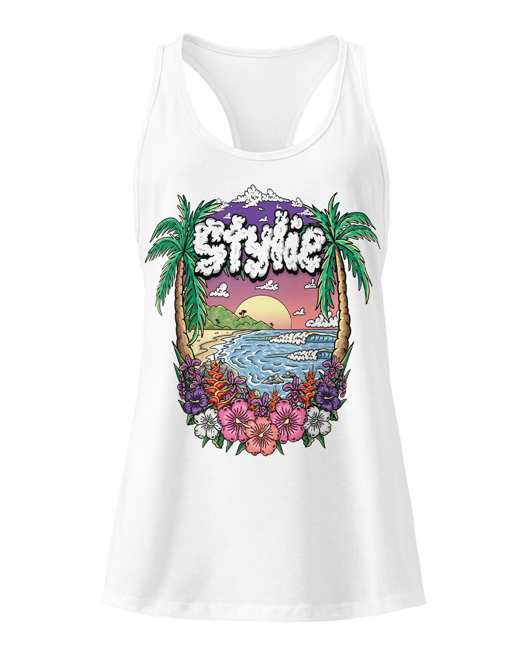 Pura Vida Womens Racerback Tank Top