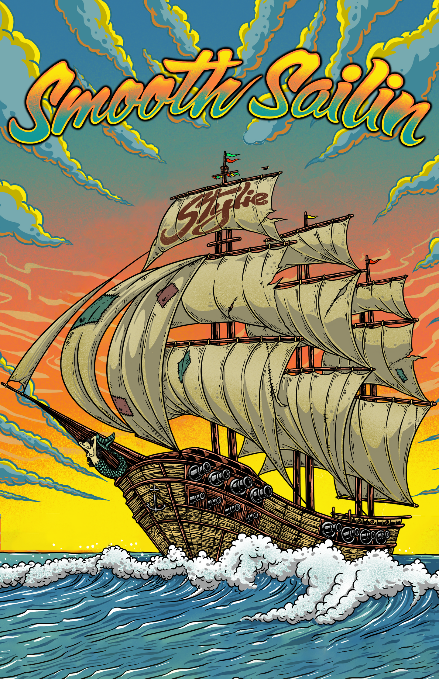 "Smooth Sailin" 11x17 Poster