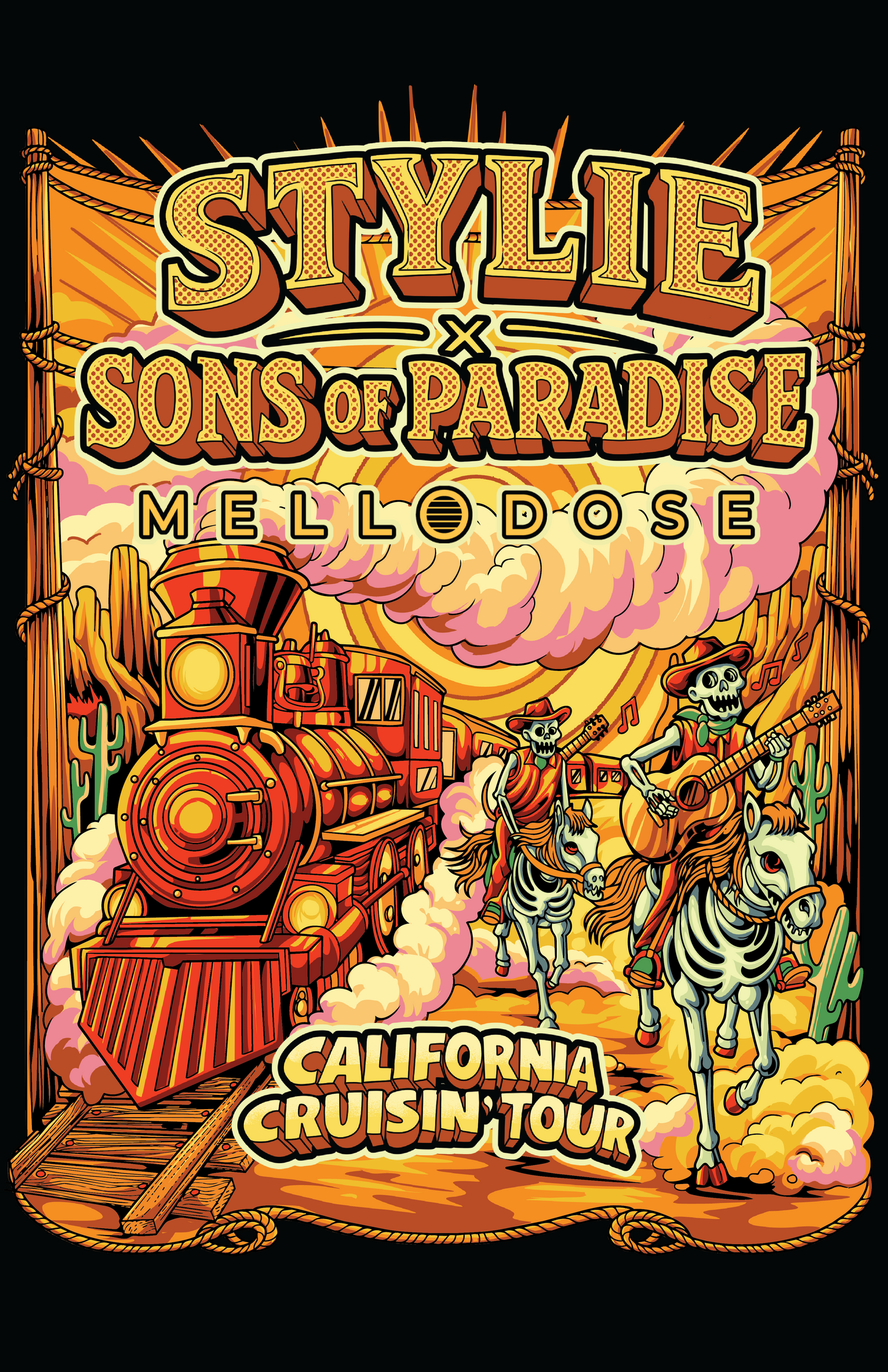 Cruisin' Tour Poster - 18x24"