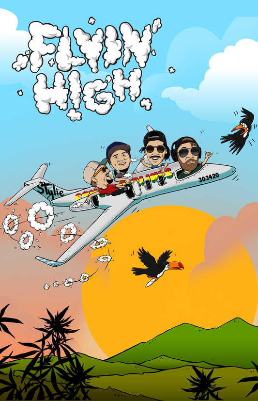 Limited Edition "Flyin' High" 11x17 Poster